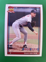 1991 Topps Base Set #763 Dana Kiecker