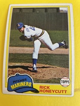 1981 Topps Base Set #33 Rick Honeycutt