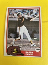 1981 Topps Base Set #72 Barry Evans