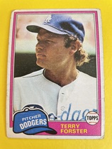 1981 Topps Base Set #104 Terry Forster
