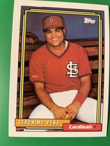 1992 Topps Base Set #166 Geronimo Pena