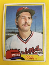 1981 Topps Base Set #162 Doug Corbett
