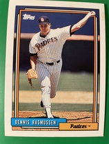 1992 Topps Base Set #252 Dennis Rasmussen
