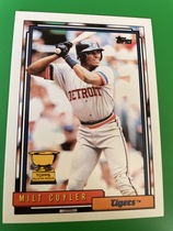 1992 Topps Base Set #522 Milt Cuyler