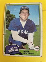 1981 Topps Base Set #292 Mike Squires