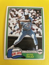 1981 Topps Base Set #351 Otto Velez