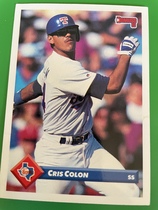 1993 Donruss Base Set #353 Cris Colon