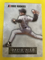 1993 Jimmy Dean Rookies #7 David Nied