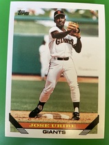 1993 Topps Base Set #201 Jose Uribe