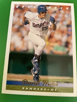 1993 Upper Deck Base Set #374 David Hulse