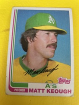 1982 Topps Base Set #87 Matt Keough