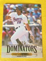 1994 Donruss Decade Dominators #6 Juan Gonzalez
