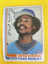 1982 Topps Base Set #350 Thad Bosley