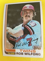 1982 Topps Base Set #379 Rob Wilfong