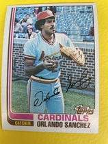 1982 Topps Base Set #604 Orlando Sanchez