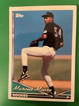 1994 Topps Base Set #186 Marcus Moore