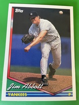 1994 Topps Base Set #350 Jim Abbott