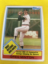 1983 Topps Base Set #3 Greg Minton