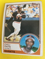 1983 Topps Base Set #115 Chili Davis