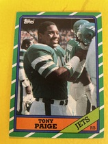 1986 Topps Base Set #97 Tony Paige