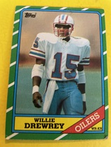 1986 Topps Base Set #354 Willie Drewrey