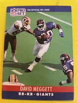 1990 Pro Set Base Set #228 David Meggett