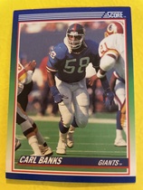 1990 Score Base Set #91 Carl Banks