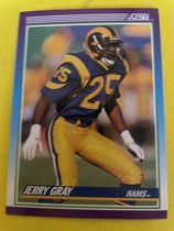 1990 Score Base Set #158 Jerry Gray