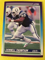 1990 Score Base Set #195 Donnell Thompson