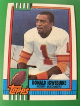 1990 Topps Base Set #412 Donald Igwebuike