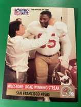 1991 Pro Set Base Set #26 49ers Road Record