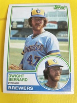 1983 Topps Base Set #244 Dwight Bernard