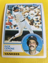 1983 Topps Base Set #254 Rick Cerone