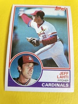 1983 Topps Base Set #284 Jeff Lahti