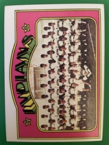 1972 Topps Base Set #547 Indians Team