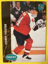1991 Parkhurst Base Set #344 Corey Foster