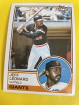 1983 Topps Base Set #309 Jeff Leonard