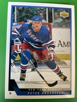 1993 Upper Deck Base Set #71 Peter Andersson