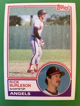 1983 Topps Base Set #315 Rick Burleson