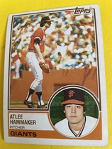 1983 Topps Base Set #342 Atlee Hammaker