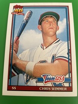 1991 Topps Traded #130 Chris Wimmer