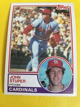 1983 Topps Base Set #363 John Stuper