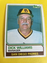 1983 Topps Base Set #366 Dick Williams