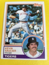1983 Topps Base Set #373 Kevin Saucier