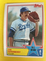 1983 Topps Base Set #396 D. Quisenberry