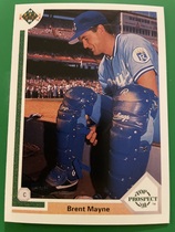 1991 Upper Deck Base Set #72 Brent Mayne
