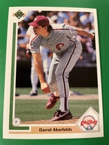 1991 Upper Deck Base Set #619 Darrell Akerfelds