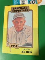1980 TCMA Baseball Immortals #73 Bill Terry