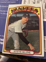 1972 Topps Base Set #467 Steve Kline
