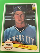 1982 Donruss Base Set #490 Jim Wright